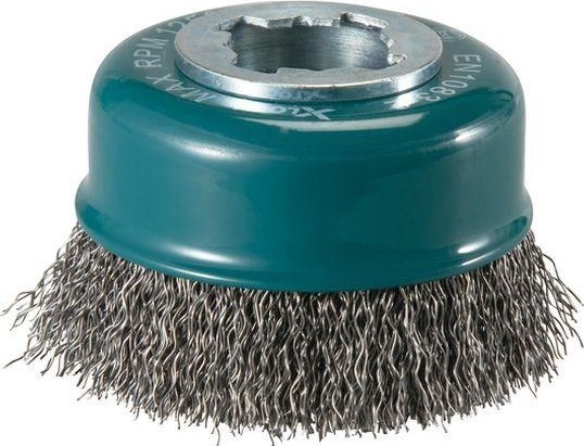 Щетка обдирочная для УШМ MAKITA D-73396 проволочная чашечная x-lock d75 мм.