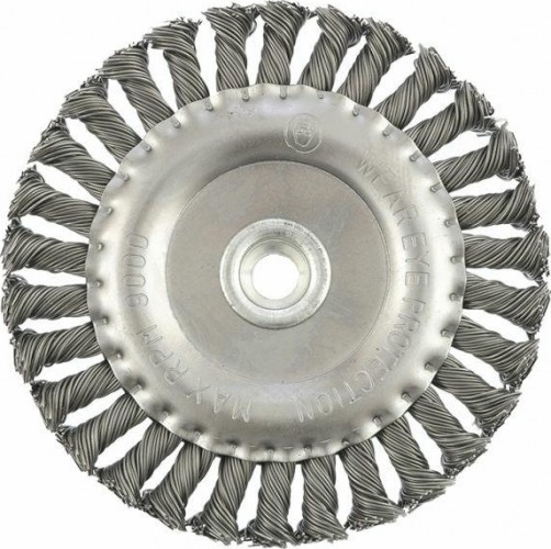 Щетка обдирочная для УШМ MATRIX круглая, D-150 М14 мм 0,8 74645 74645