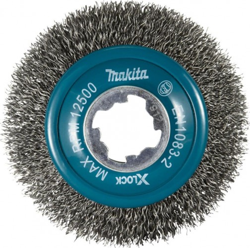 Щетка обдирочная для УШМ MAKITA D-73433 проволочная чашечная x-lock d75 мм. - изображение 2