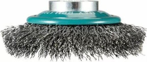 Щетка обдирочная для УШМ MAKITA D-73449 проволочная конусная x-lock d100 мм.