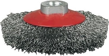 Щетка обдирочная для УШМ АТАКА коническая 023 D-115мм  М14 21780