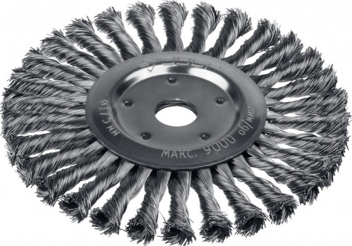 Щетка обдирочная для УШМ ЗУБР круглая D-175х22 мм 35190-175_z02 35190-175_z02 - изображение 2