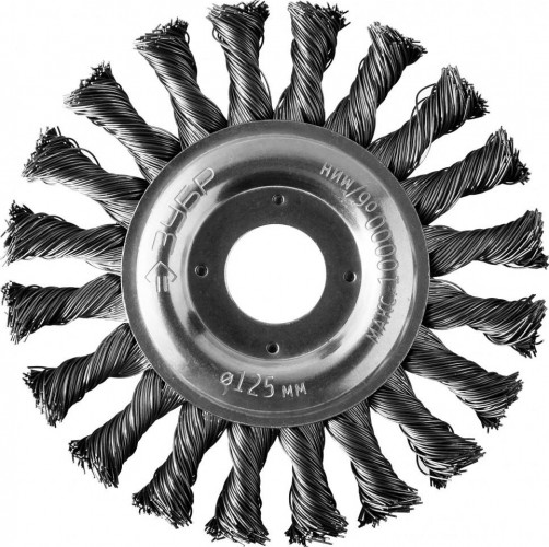 Щетка обдирочная для УШМ ЗУБР круглая D-125х22 мм 35190-125_z02 35190-125_z02