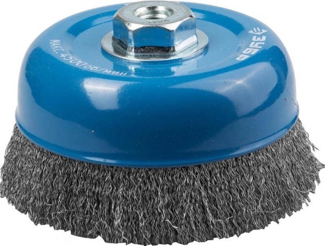 Щетка обдирочная для УШМ чашеобразная  ЗУБР D-150 М14 35261-150 35261-150_z01