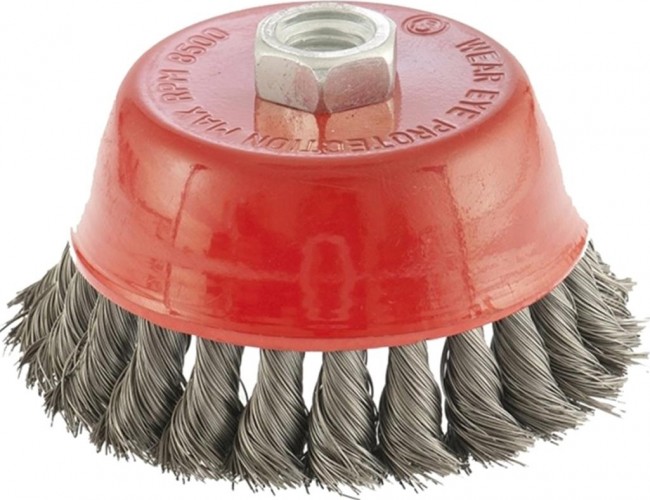 Щетка обдирочная для УШМ MATRIX чашка, D-125хМ14 74617 74617