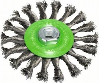 Щетка обдирочная для УШМ BOSCH круглая INOX D-115 мм М14 2608622106