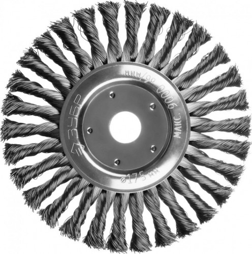 Щетка обдирочная для УШМ ЗУБР круглая D-175х22 мм 35190-175_z02 35190-175_z02