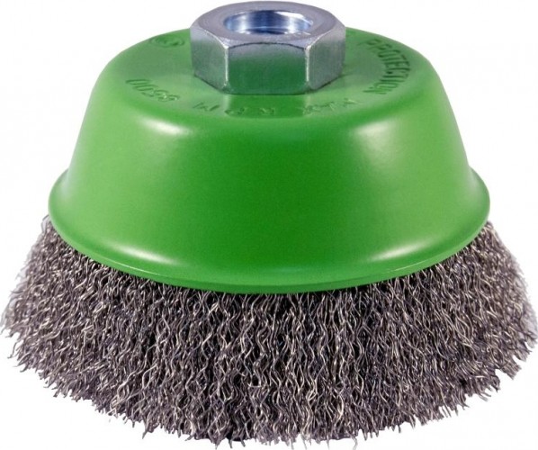 Щетка обдирочная для УШМ D.BOR чашеобразная INOX Standard D-125 М14 гофр. (арт. D01-IS-125-M14-030) D01-IS-125-M14-030