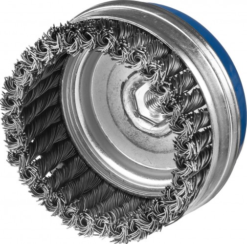 Щетка обдирочная для УШМ чашеобразная  ЗУБР D-80 М14 35271-080_z02 35271-080_z02 - изображение 4