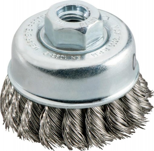 Щетка обдирочная для УШМ METABO нерж. проволока 70x0,35 мм, витая 623801000 623801000