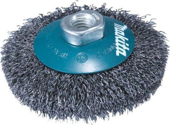 Щетка обдирочная для УШМ MAKITA конусная 115 мм D-39849 D-39849