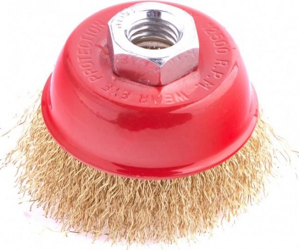 Щетка обдирочная для УШМ MATRIX круглая, D-75х22.2 мм 74604 74604