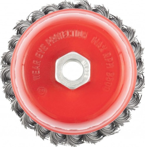 Щетка обдирочная для УШМ MATRIX чашеобразная, D-100хМ14 74628 - изображение 3