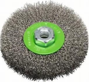 Щетка обдирочная для УШМ BOSCH круглая INOX D-115 мм М14 2608622107