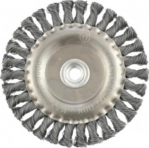 Щетка обдирочная для УШМ MATRIX круглая, D-150 М14 мм 0,5 74641 74641