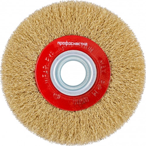Щетка обдирочная для заточного станка Профоснастка № 818 D125/25/20 дисковая, гофриров. сталь 20112018