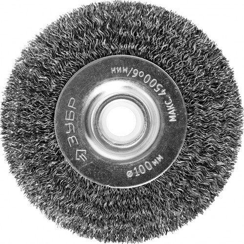 Щетка обдирочная для заточного станка ЗУБР D-100х12.7 мм 35185-100 35185-100_z02