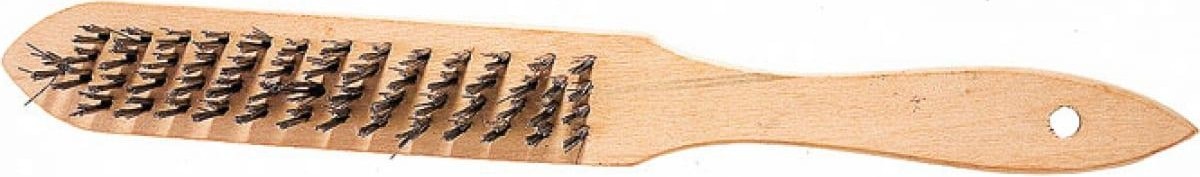 Щетка с деревянной ручкой АТАКА №145 5-ти рядная 27581