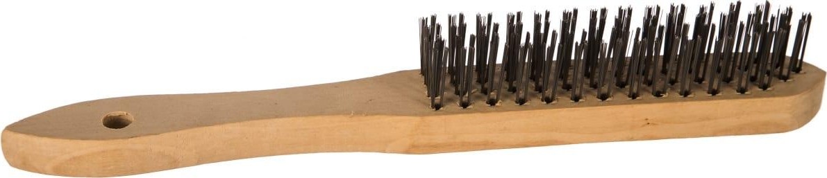 Щетка с деревянной ручкой АТАКА №116 4-х рядная 22400