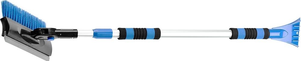 Щетка-сметка автомобильная ЗУБР телескопическая со скребком 990 - 1460 мм 61060-150