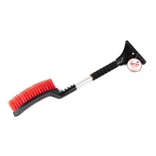 Щетка-сметка для снега со скребком ARNEZI A0401035 63 см с мягкой ручкой - изображение 2