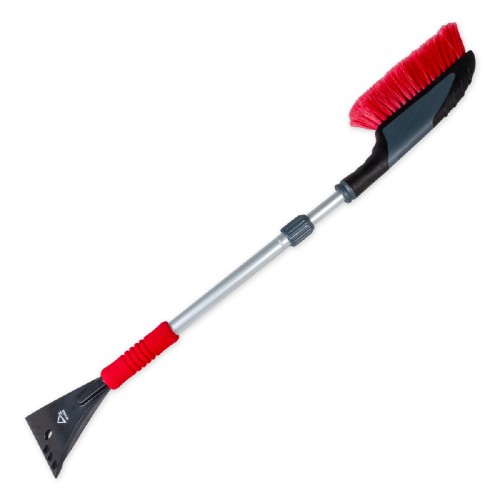 Щетка-сметка для снега со скребком ARNEZI A0401020 89-115 см телескоп. с мягкой ручкой - изображение 2