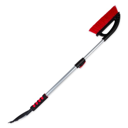 Щетка-сметка для снега со скребком ARNEZI A0401025 84-117 см телескоп. с мягкой ручкой - изображение 2