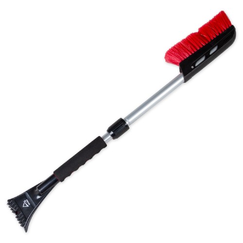 Щетка-сметка для снега со скребком ARNEZI A0401017 82-105 см телескоп. с мягкой ручкой - изображение 2