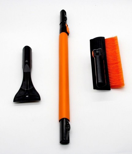 Щетка-сметка для снега со скребком Amigo телескопическая 74136 74136 - изображение 2