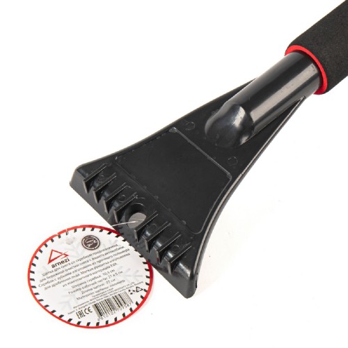 Щетка-сметка для снега со скребком ARNEZI A0401038 77 см с мягкой ручкой - изображение 3