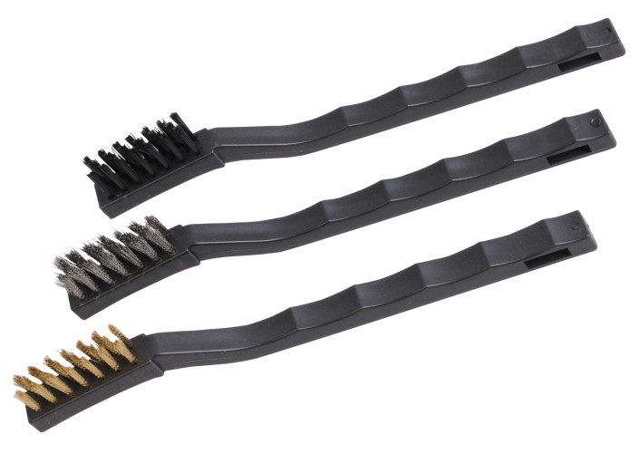 Щетка СОЮЗ 9011-01-S1С 33x8мм, 3шт, медь, полипропелен, нерж. сталь