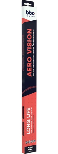 Щетка стеклоочистителя BI BI CARE бескаркасная, 550 мм (адаптеры в комплекте) 4916