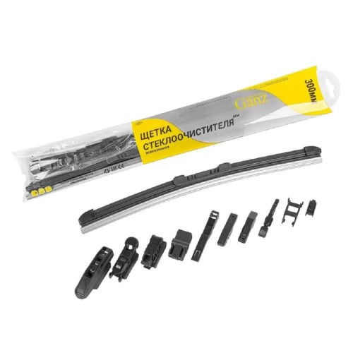 Щетка стеклоочистителя GANZ GIS01025 бескаркасная, 300 мм, 1 шт.