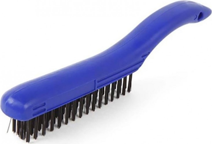 Щетка WORKPRO WP253002 проволочная стальная 4х16 - изображение 4