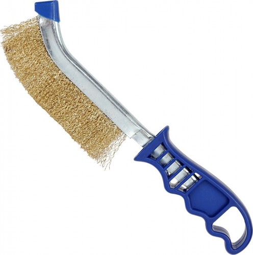 Щетка WORKPRO WP253003 проволочная омедненная 25см - изображение 2