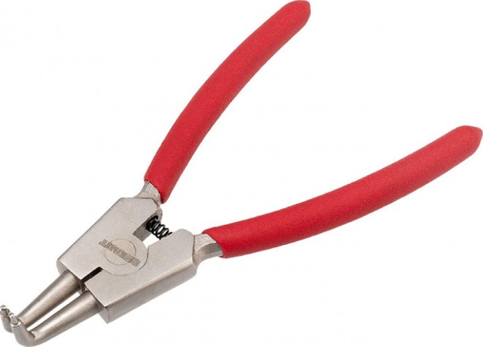 Щипцы для стопорных колец REXANT 12-4640 разжим загнутый 160 мм, обливные рукоятки