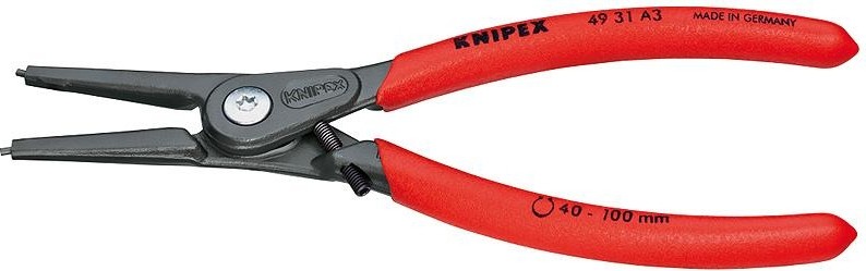 Щипцы KNIPEX 4931A3 прецизионные для внешних стопорных колец KN-4931A3