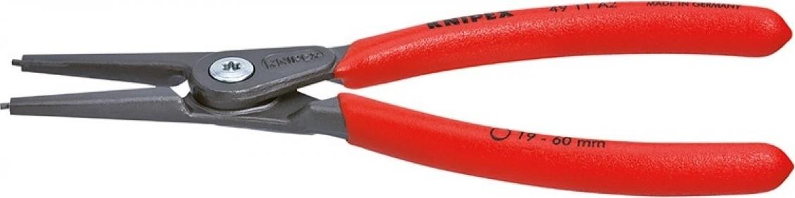 Щипцы KNIPEX KN-4911A1SB прецизионные для внешних стопорных колец