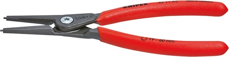 Щипцы KNIPEX KN-4911A2SB прецизионные для внешних стопорных колец