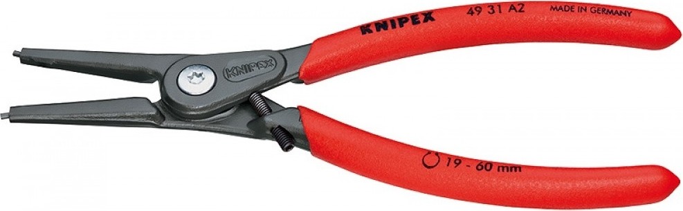 Щипцы KNIPEX KN-4931A2 прецизионные для внешних стопорных колец