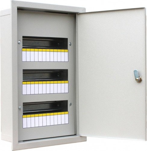 Щит металлический распределительный RUCELF ЩРВ-36 IP31 (500х300х130) встраиваемый ЩРВ-36 IP31