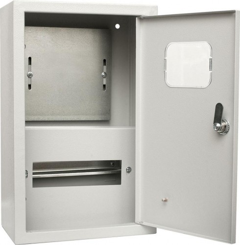 Щит металлический учетно- распределительный RUCELF ЩРУ 1Н-9Р IP31 навесной с опломбировкой ЩРУ-1Н-9Р IP31 - изображение 2