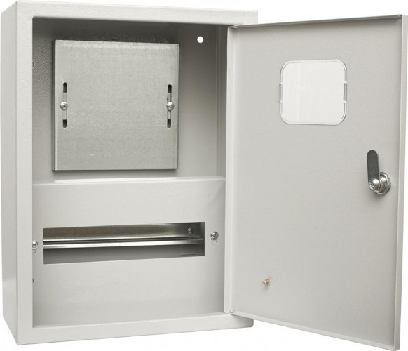 Щит металлический учетно- распределительный RUCELF ЩРУ 1Н-12Р IP31 навесной с опломбировкой ЩРУ-1Н-12Р IP31 - изображение 2