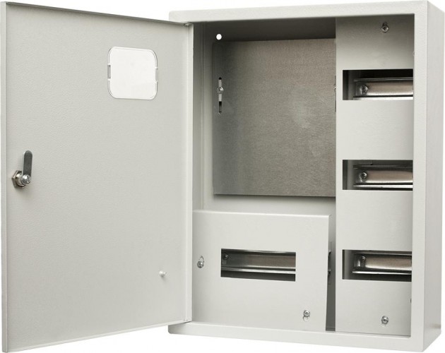 Щит металлический учетно- распределительный RUCELF ЩРУ 3Н-25Р IP31 навесной с опломбировкой ЩРУ-3Н-25Р IP31 - изображение 2