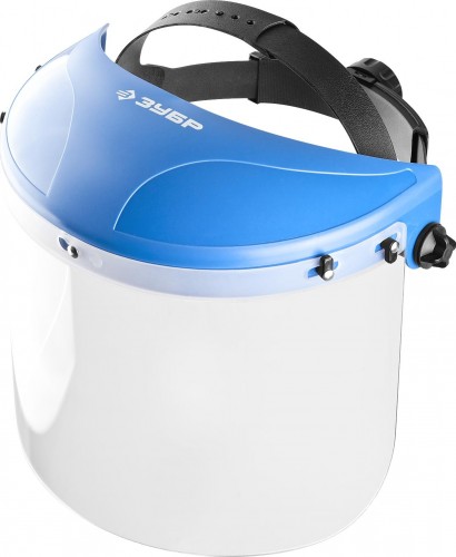 Щиток защитный ЗУБР СЕКТОР поликарбонат 2мм, храповик 11085_z01