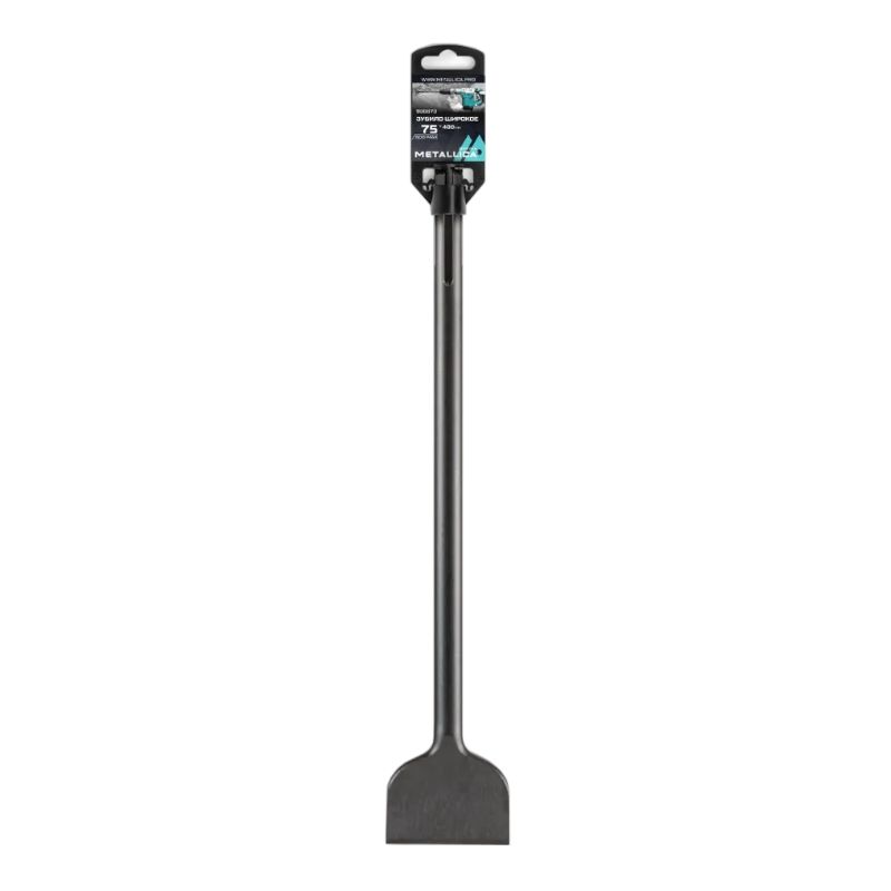 Зубило широкое SDS-max METALLICA Optima 75х400/260 мм, по кирпичу, плитке, асфальту
