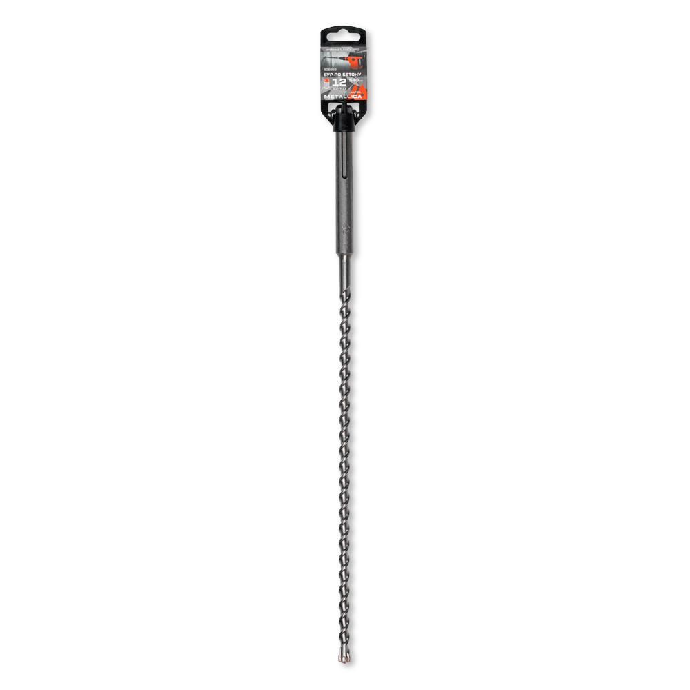 Бур по бетону SDS-max METALLICA Ultra 12х540/400 мм, Х-напайка, 2 спирали