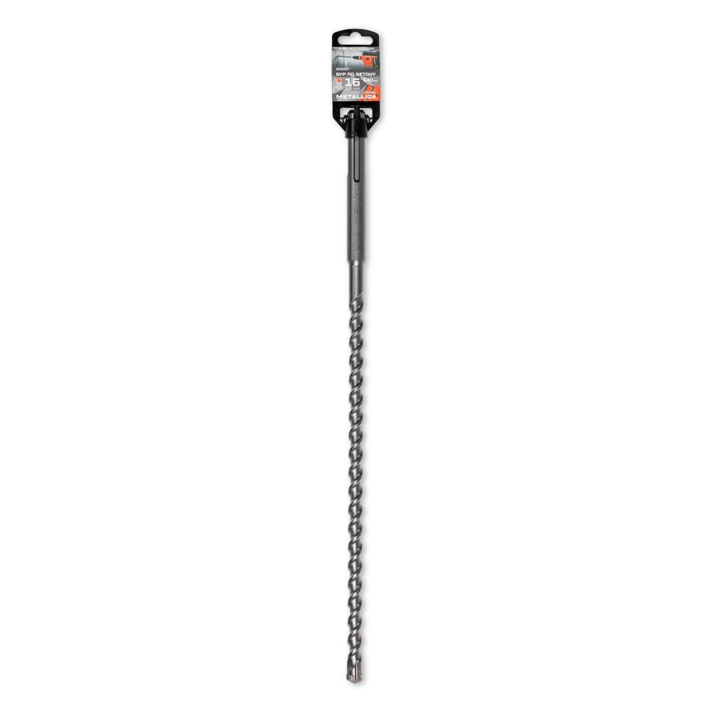 Бур по бетону SDS-max METALLICA Ultra 16х540/400 мм, Х-напайка, 2 спирали