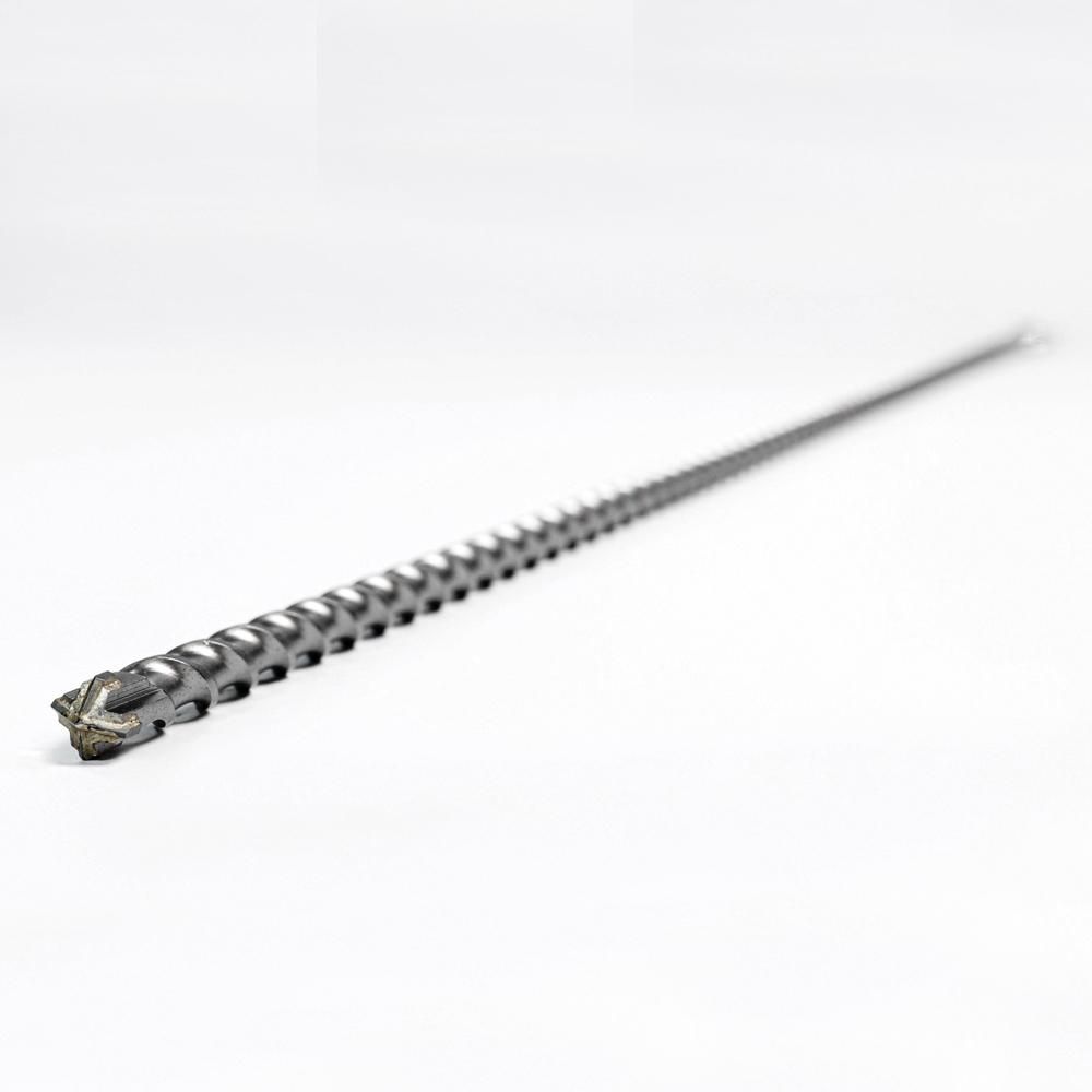 Бур по бетону SDS-max METALLICA Ultra 20х1500/1360 мм, Х-напайка, 2 спирали - изображение 2