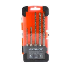 Набор буров SDS-Plus 5 шт PATRIOT (5x110, 6x110, 6x160, 8x160, 10x160 мм) - изображение 2